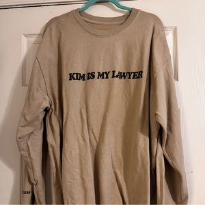 TALENTLESS Kim is my lawyer sweatshirt size 2XL